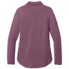 Port Authority Women's Purple Mist Luxe Knit Button Tunic