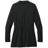 Port Authority Women's Deep Black Breakwater Open Cardigan