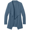 Port Authority Women's Dusk Blue Breakwater Open Cardigan