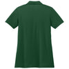 Port Authority Women's Hunter Green Dry Zone Stain-Release Grid Polo