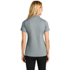 Port Authority Women's Light Sterling Grey Dry Zone Stain-Release Grid Polo