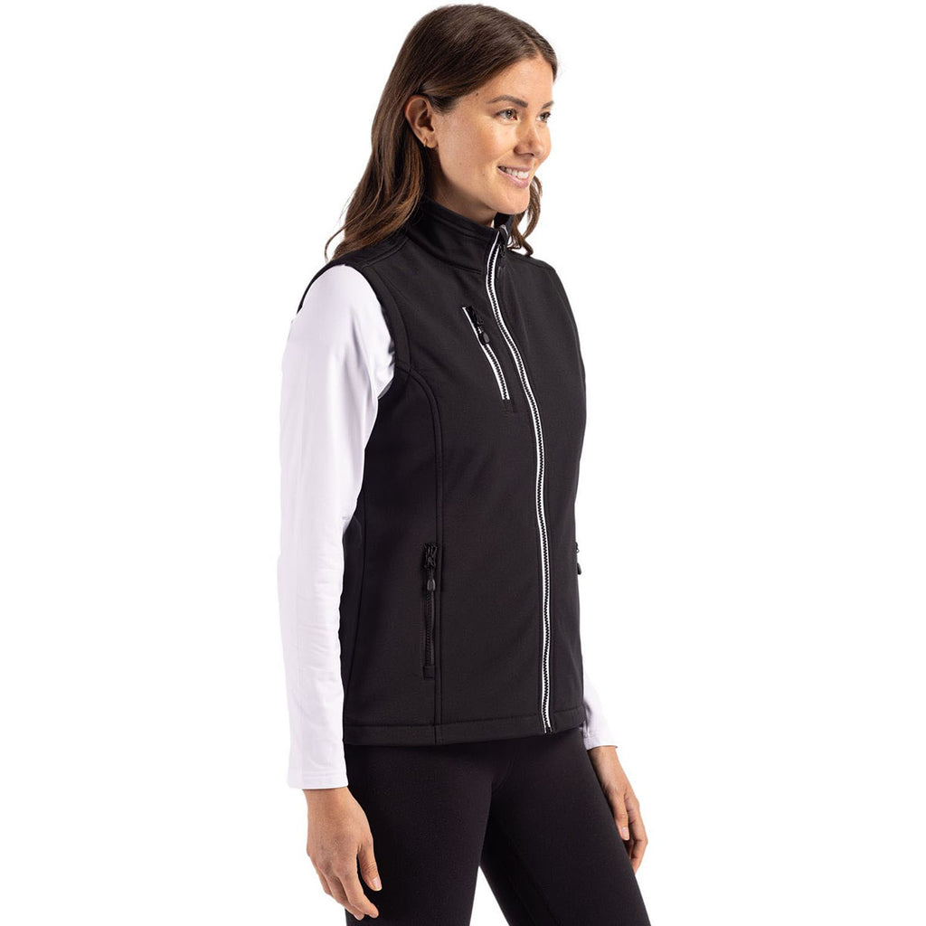 Clique Women's Black Telemark Eco Stretch Softshell Vest