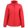 Clique Women's Red Elevation Eco Full Zip Puffer Jacket