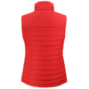 Clique Women's Red Elevation Eco Full Zip Puffer Vest