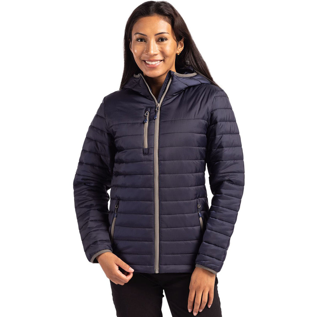 Clique Women's Dark Navy Valhalla Full Zip Puffer Jacket