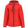 Clique Women's Red Valhalla Full Zip Puffer Jacket