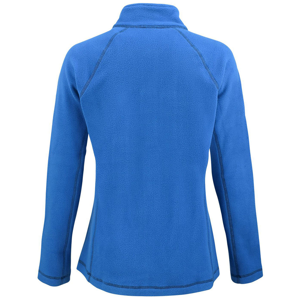 Clique Women's Royal Blue Powder Fleece Full Zip Jacket