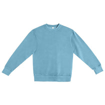 Lane Seven Unisex Pebble Blue Pigment-Dyed Crewneck Sweatshirt