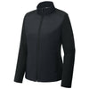 Sport-Tek Women's Black Teknical Hybrid Jacket