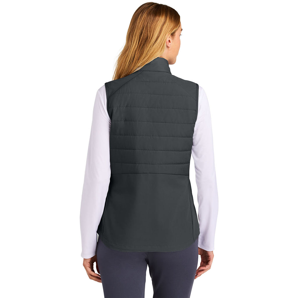 Sport-Tek Women's Iron Grey Teknical Hybrid Vest