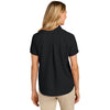 Port Authority Women's Deep Black Short Sleeve UV Dockside Shirt