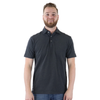 Zusa Men's Black Heather Peachy Polo