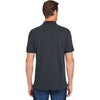 Harriton Men's Dark Charcoal Valiant Cotton Snag Protect Polo