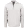 Cutter & Buck Men's Concrete Coastline Epic Comfort Recycled Quarter Zip