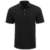 Cutter & Buck Men's Black Advantage Refresh Epic Confidence Recycled Tri-Blend Pique Polo