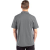 Cutter & Buck Men's Elemental Grey Advantage Refresh Epic Confidence Recycled Tri-Blend Pique Polo