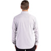Cutter & Buck Men's Concrete/White Skyline Epic Confidence Recycled Gingham Long Sleeve Dress Shirt