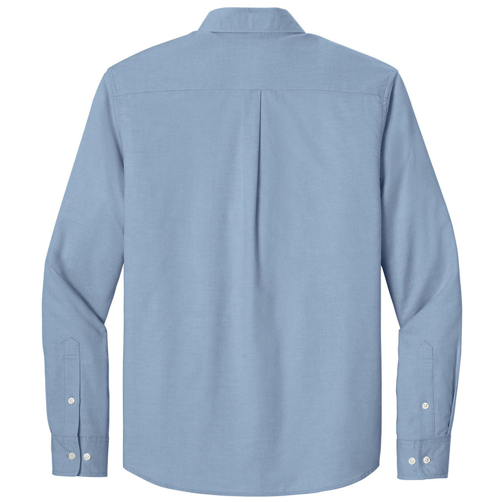 Mercer+Mettle Men's Cobalt Long Sleeve Modern Oxford Shirt