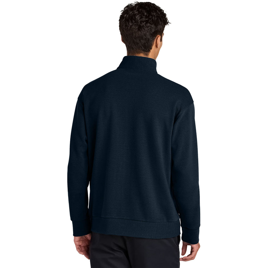 Mercer+Mettle Men's Night Navy Linear Texture 1/4-Zip