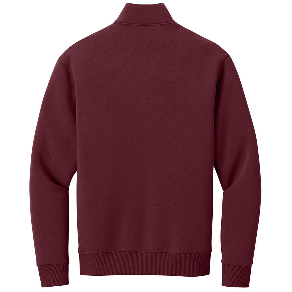 Mercer+Mettle Men's Burgundy Soft Spacer 1/4-Zip