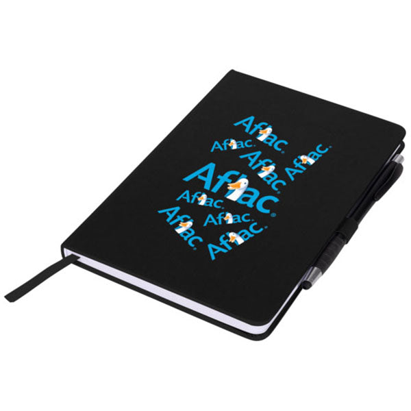 SnugZ Black Neptune Notebook with Pen