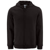 Clique Unisex Black Drive Recycled Full Zip Hooded Sweatshirt