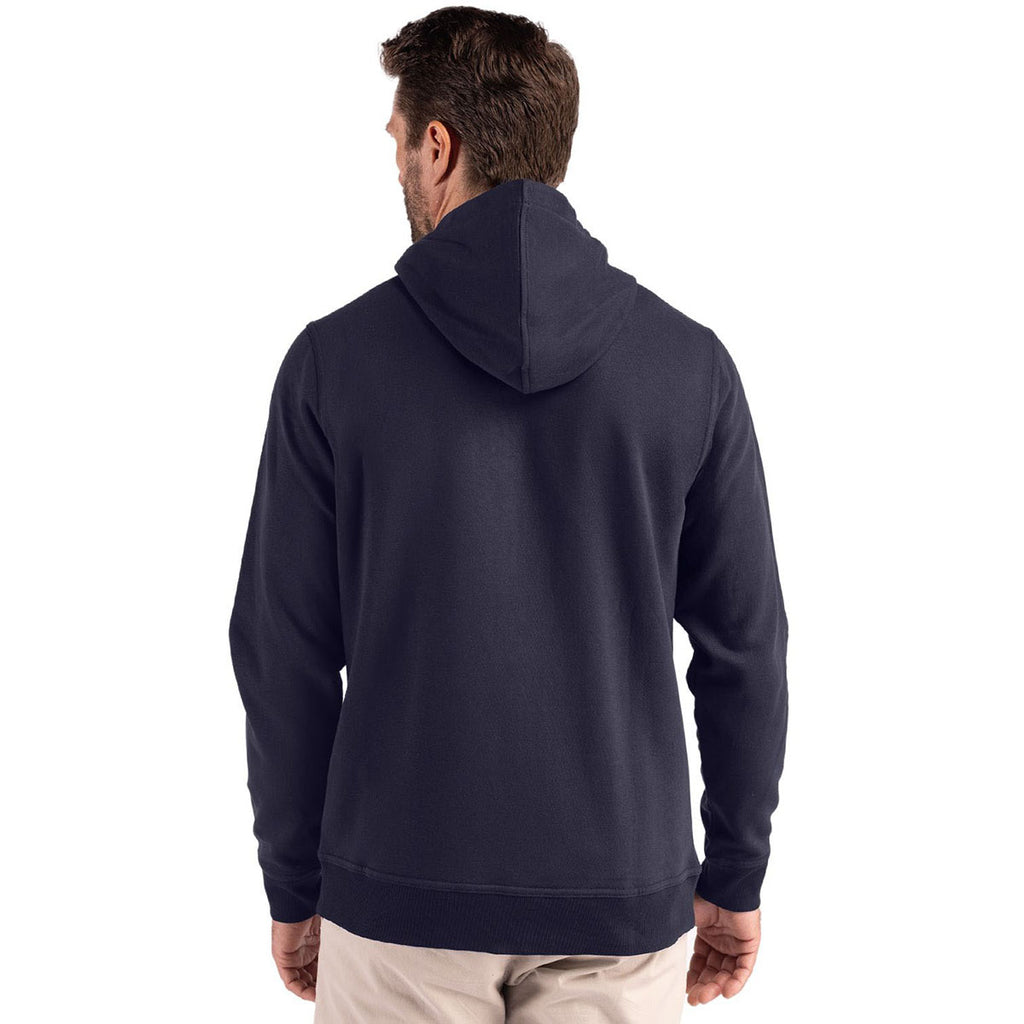Clique Unisex Dark Navy Drive Recycled Full Zip Hooded Sweatshirt