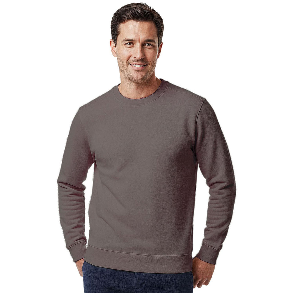 Clique Men's Pure Slate Haven Recycled Crewneck Sweatshirt