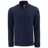 Clique Men's Dark Navy Haven Recycled Quarter Zip Pullover