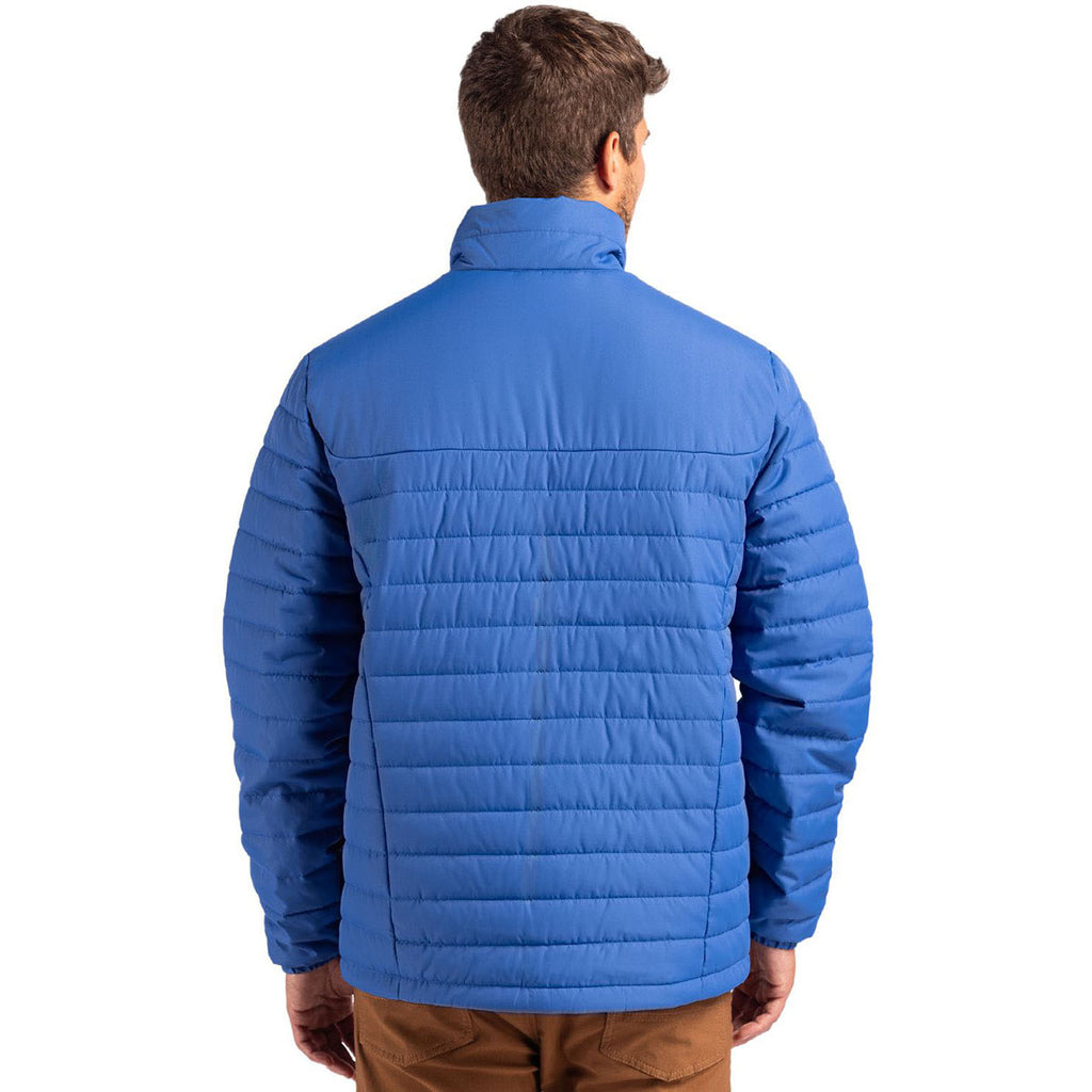 Clique Men's Royal Blue Elevation Eco Full Zip Puffer Jacket
