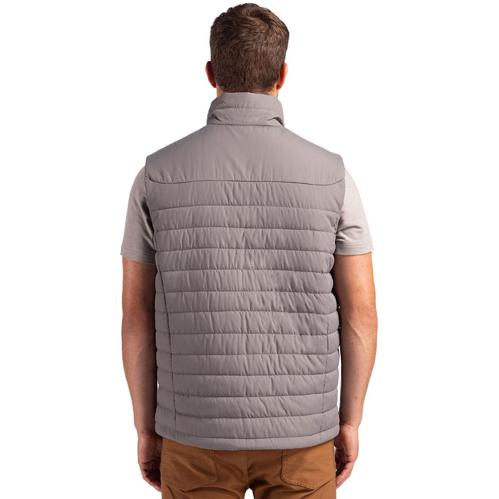 Clique Men's Pure Slate Elevation Eco Full Zip Puffer Vest