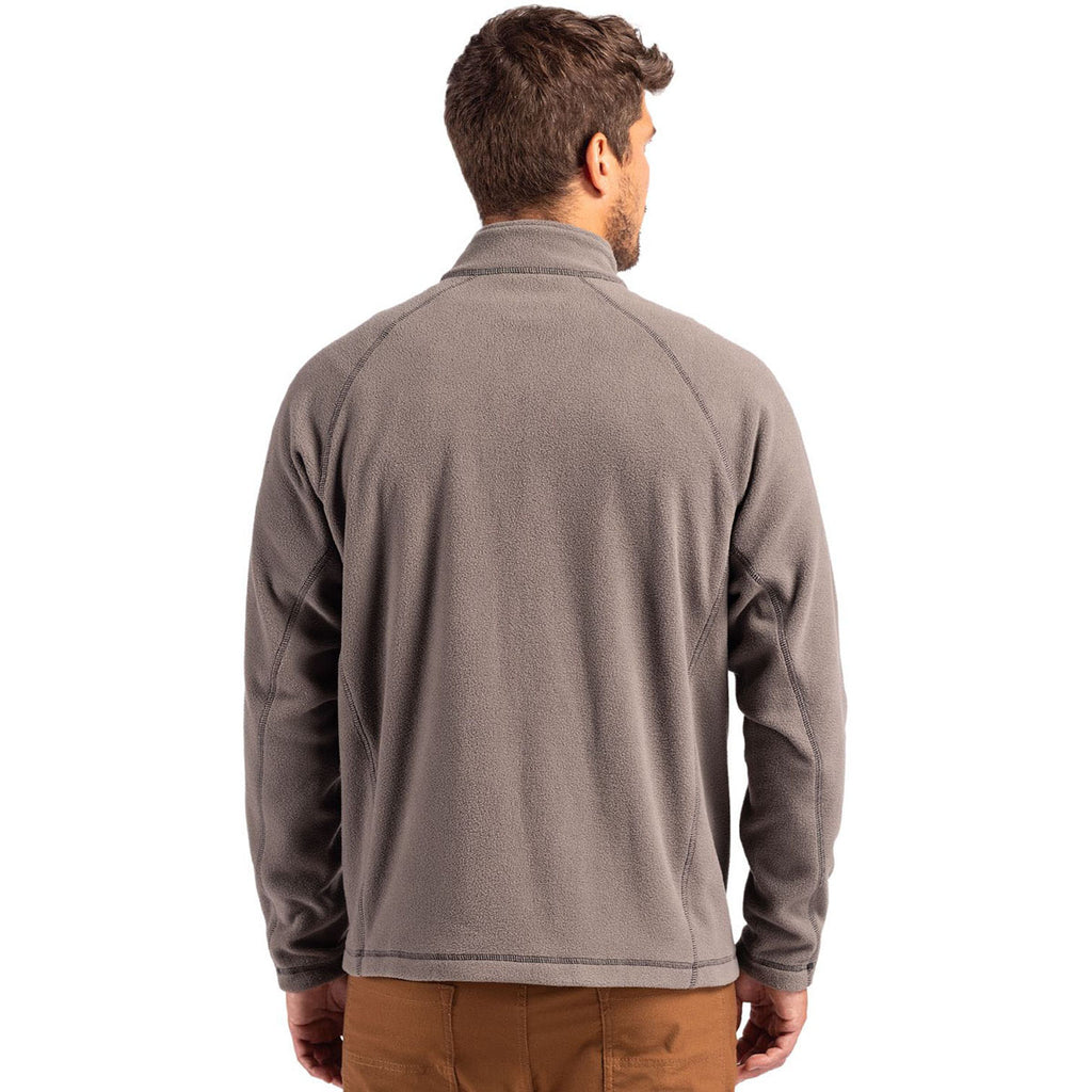 Clique Men's Pure Slate Powder Fleece Full Zip Jacket