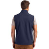 Clique Men's Dark Navy/Pure Slate Tempo Stretch Full Zip Softshell Vest