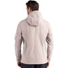 Clique Men's Silver Grey/Pure Slate Tempo Recycled Stretch Softshell Hooded Jacket