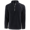 Clique Men's Black Powder Recycled Fleece Quarter Zip Pullover