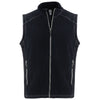 Clique Men's Black Powder Recycled Fleece Vest