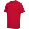 Levelwear Men's Flame Red Focal Pocket Tee