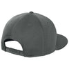 New Era Charcoal Pivot Flat Bill Snapback Cap