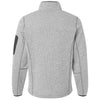 North End Men's Grey/White Jasper Full-Zip Fleece Jacket