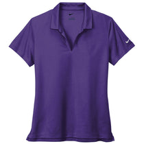 Nike Women's Court Purple Dri-FIT Micro Pique 2.0 Polo