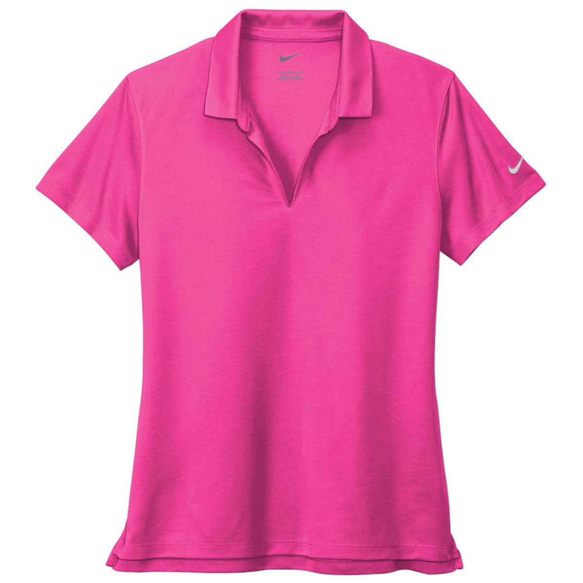 Nike Women's Vivid Pink Dri-FIT Micro Pique 2.0 Polo