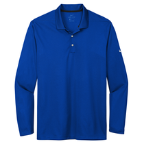 Nike Game Royal Dri-FIT Micro Pique 2.0 Long Sleeve Polo