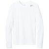Nike Men's White Team rLegend Long Sleeve Tee
