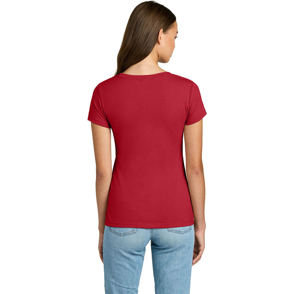 Next Level Women's Red Ideal Tee
