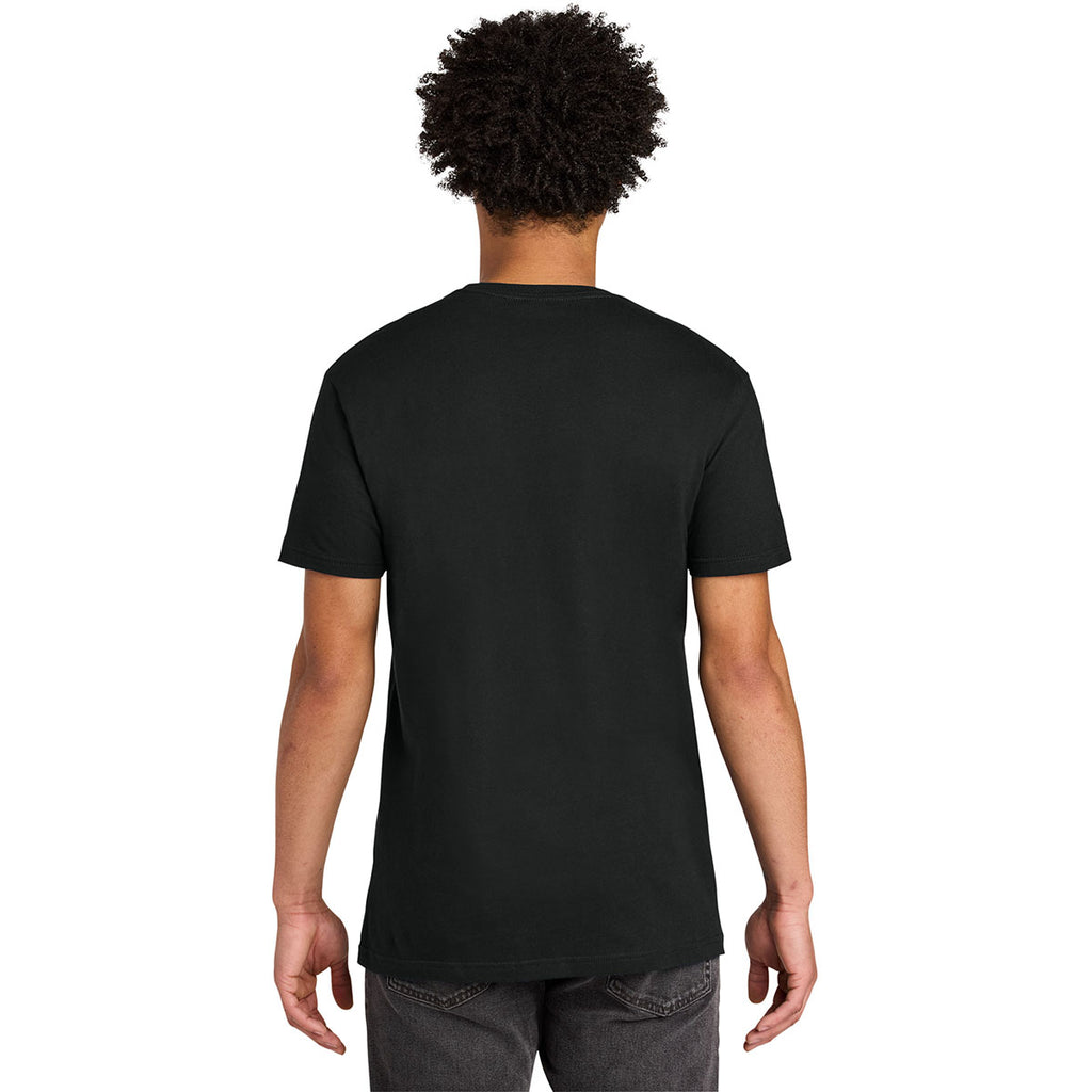 Next Level Men's Black Cotton Pocket Tee