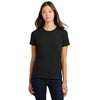 Next Level Women's Black Cotton Relaxed Tee