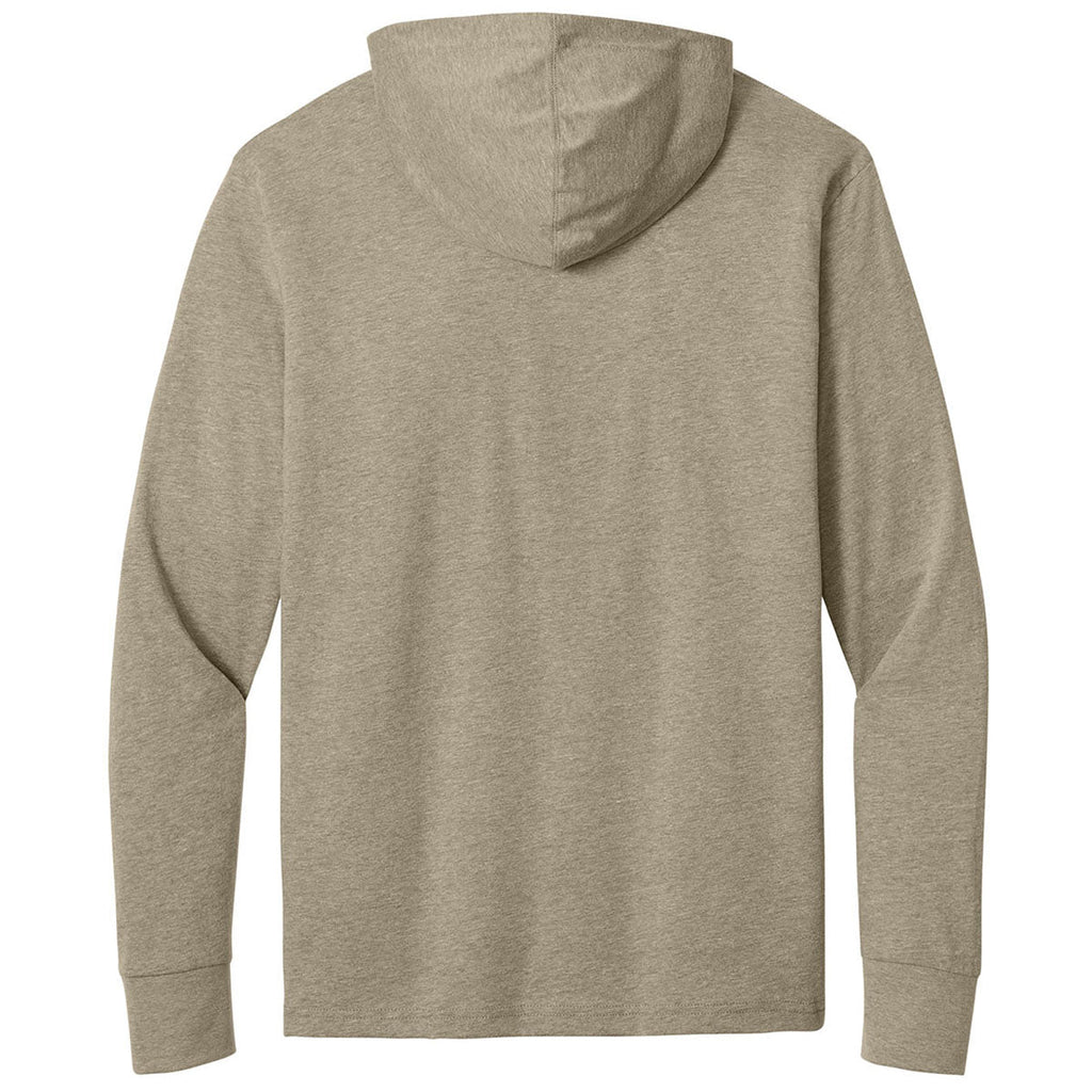Next Level Men's Heather Tan Apparel CVC Long Sleeve Hoodie
