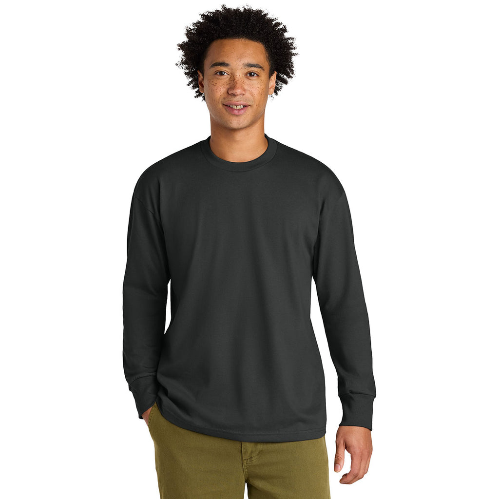 Next Level Men's Graphite Black Heavyweight Long Sleeve Tee