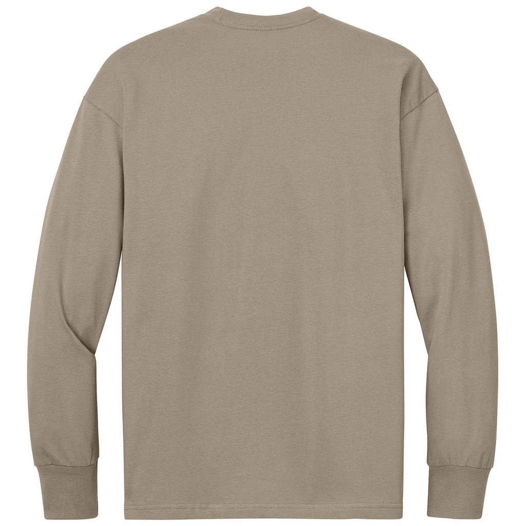 Next Level Men's Tan Heavyweight Long Sleeve Tee