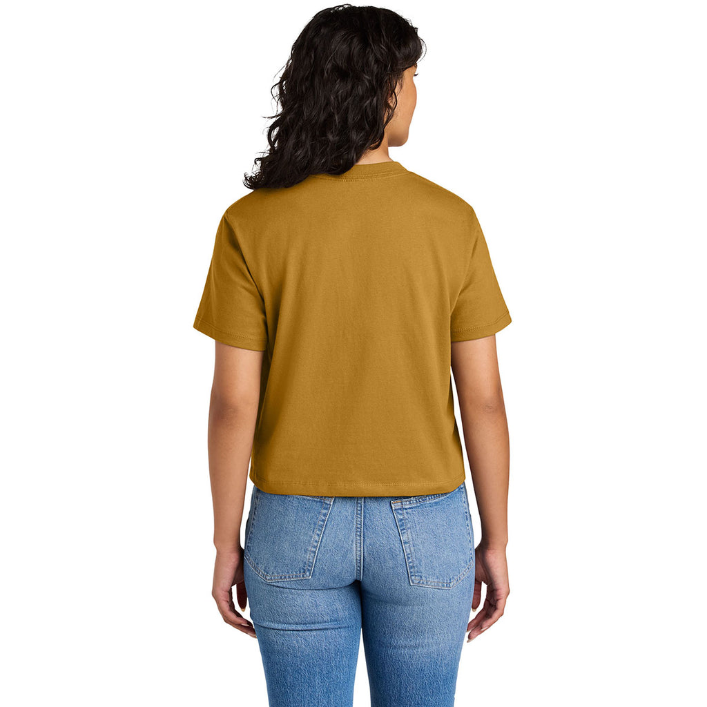 Next Level Women's Antique Gold Heavyweight Boxy Tee